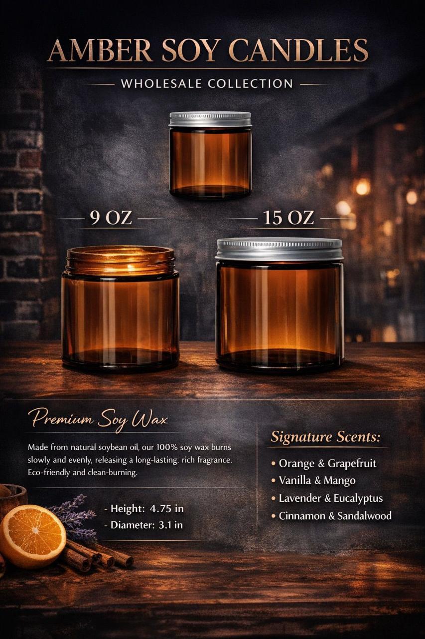Sensi Candle Co wholesale candle display