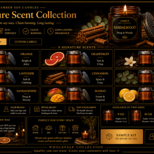 PL-5 Custom Label Candle